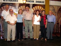 Collado junto a las autoridades del CeCABA y del Rincón Andaluz