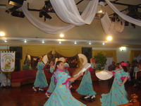 El Ballet Andaluca durante su actuacin en el agasajo de Reyes