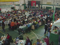 Imagen tomada en las instalaciones de la sede social durante 
                    el acto