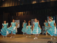 Las mas pequeas del Ballet Andaluca (Ballet Infantil) durante su presentacin en el CeCABA