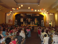 Durante el inicio de la Romera-Show conmemorando en 25 aniversario de la autonoma andaluza